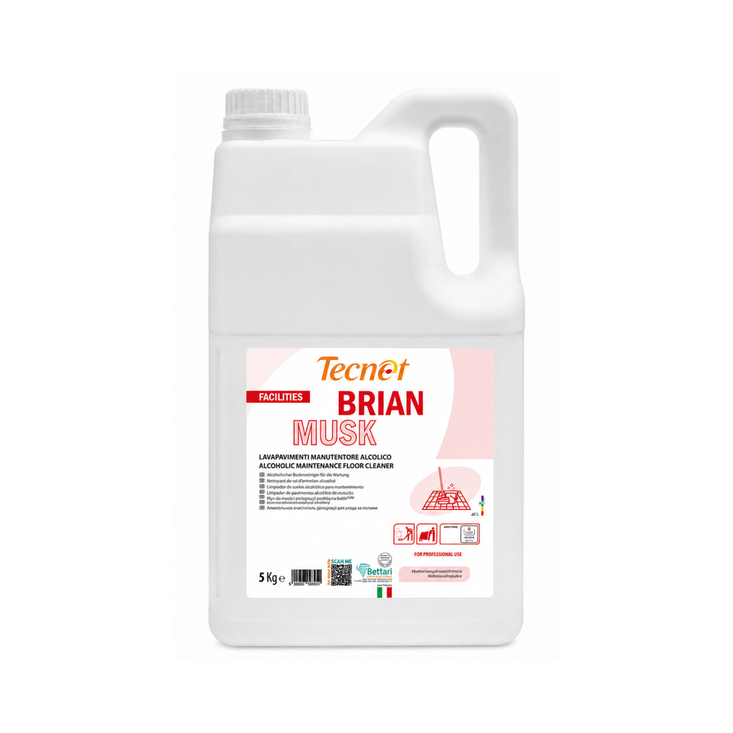Brian Musk detergente pavimenti lucidi - Effetto brillante al muschio