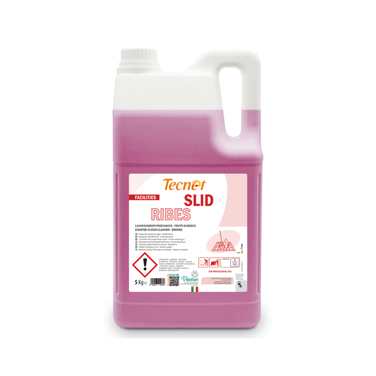 Slid Ribes – Lavapavimenti alcolico al profumo frutti di bosco