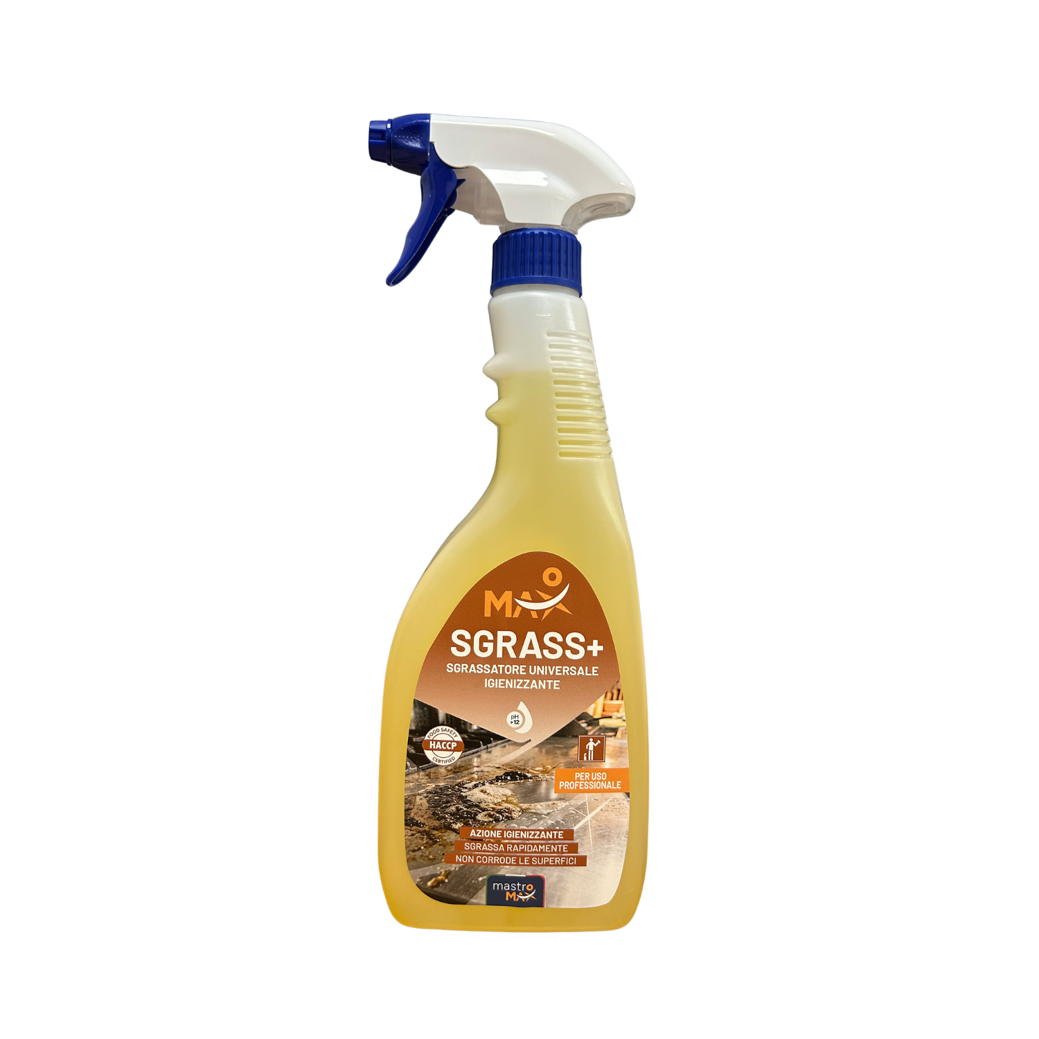 Max sgrass+ 750ml sgrassatore igienizzante
