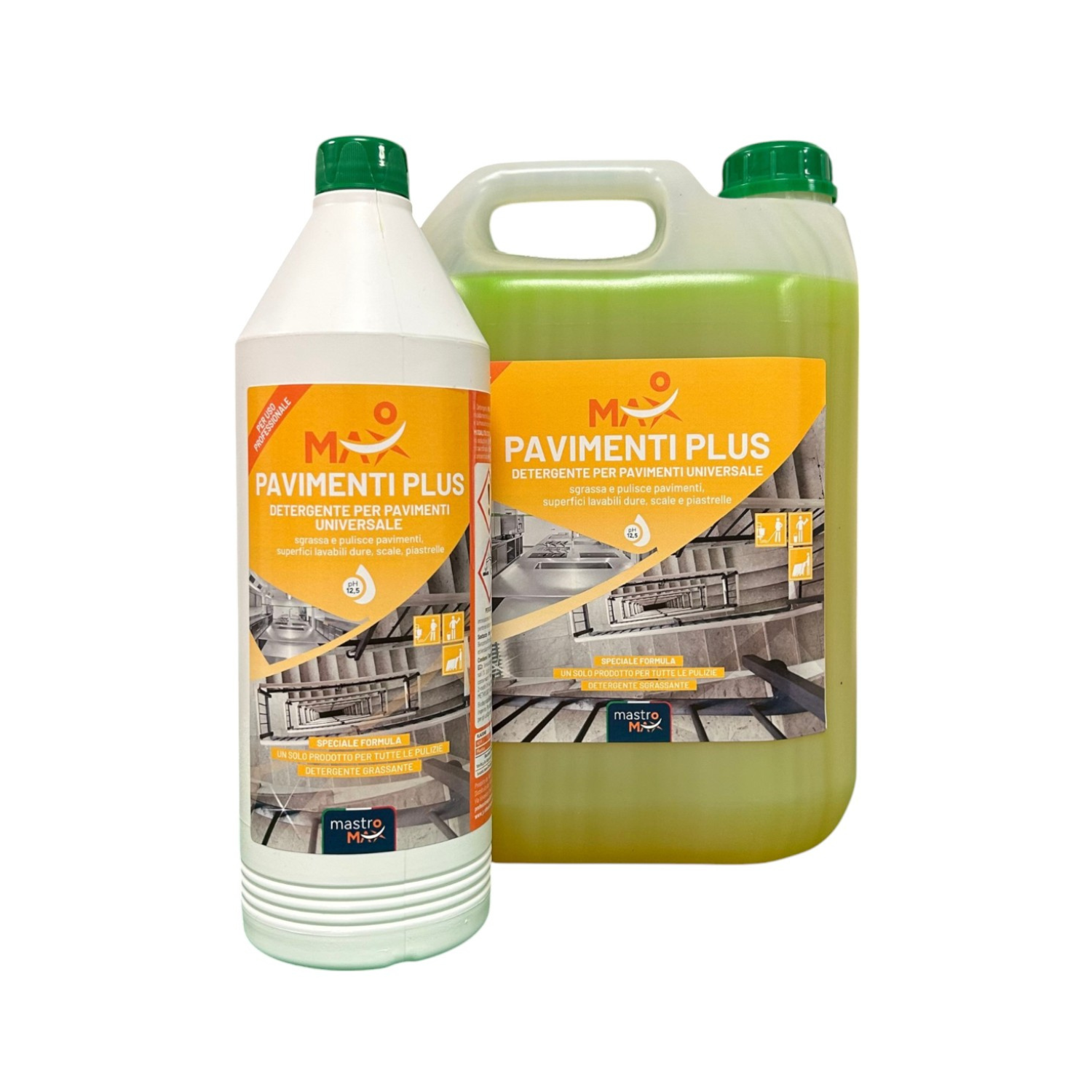 Max Pavimenti Plus- Detergente sgrassante per pavimenti