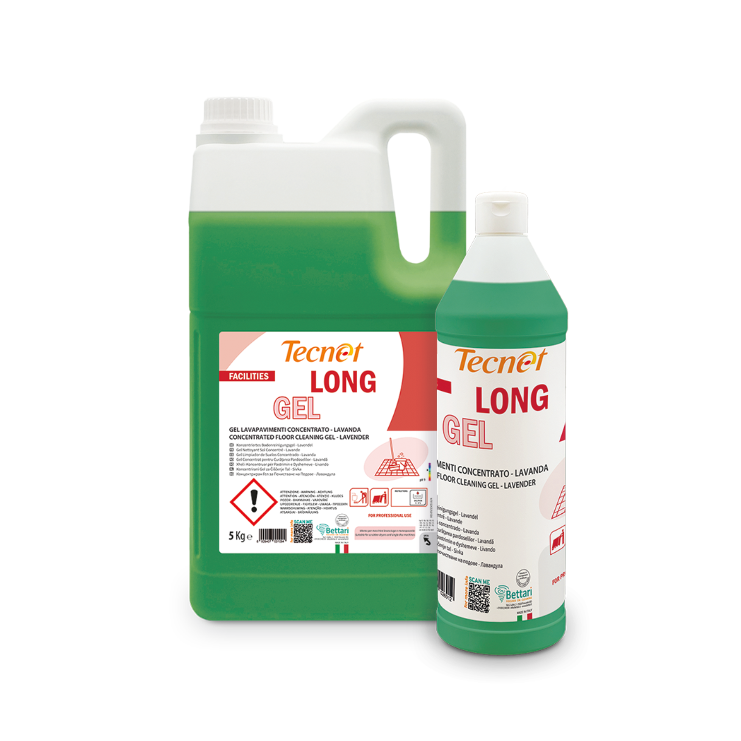 Long Gel – Gel Lavapavimenti Concentrato - Profumo di Lavanda
