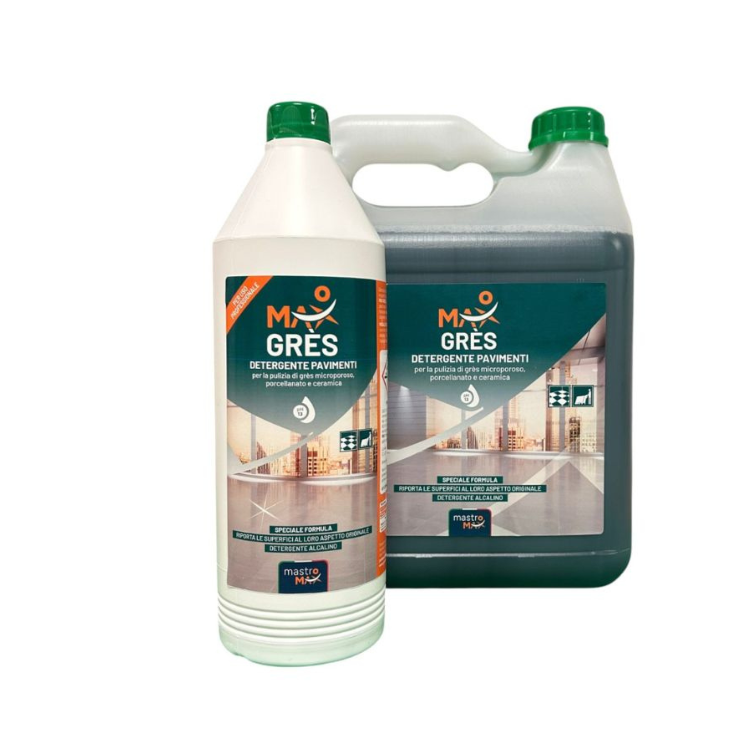 Max Gres - Detergente alcalino per gres porcellanato microporoso