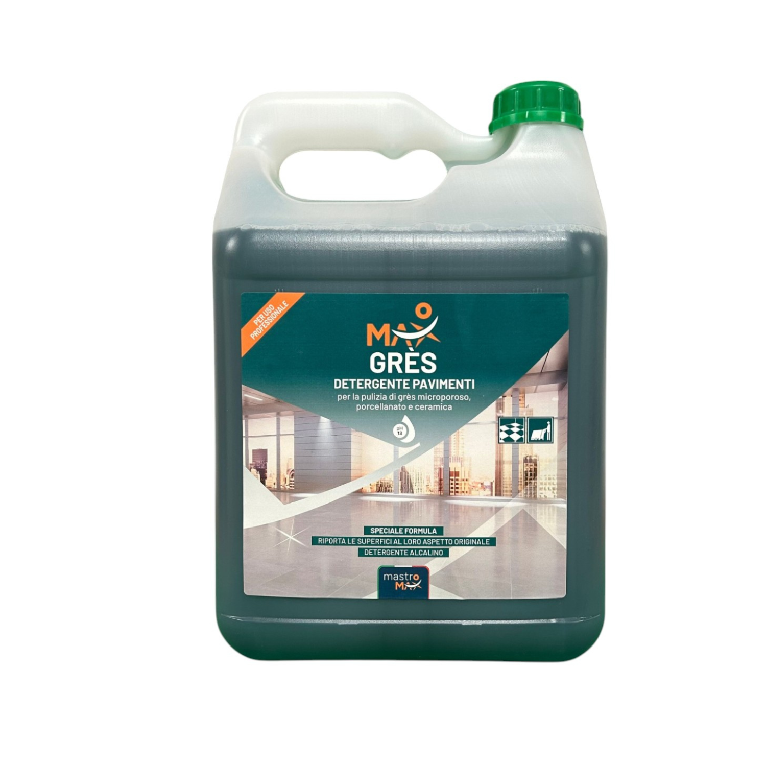 Max Gres - Detergente alcalino per gres porcellanato microporoso