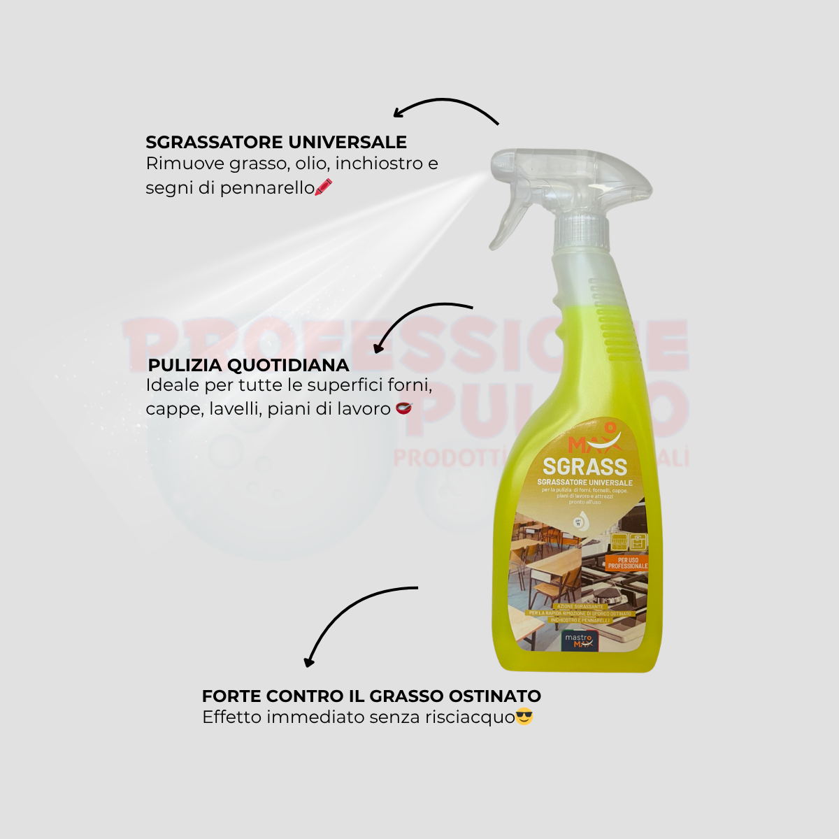 Max Sgrass – Sgrassatore Universale Pronto all’Uso