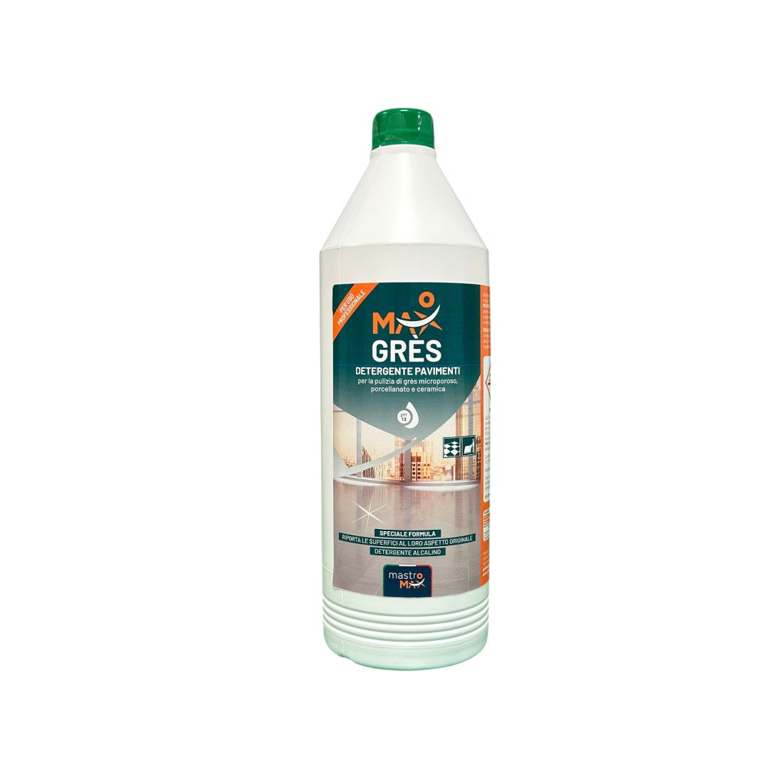 Max Gres - Detergente alcalino per gres porcellanato microporoso