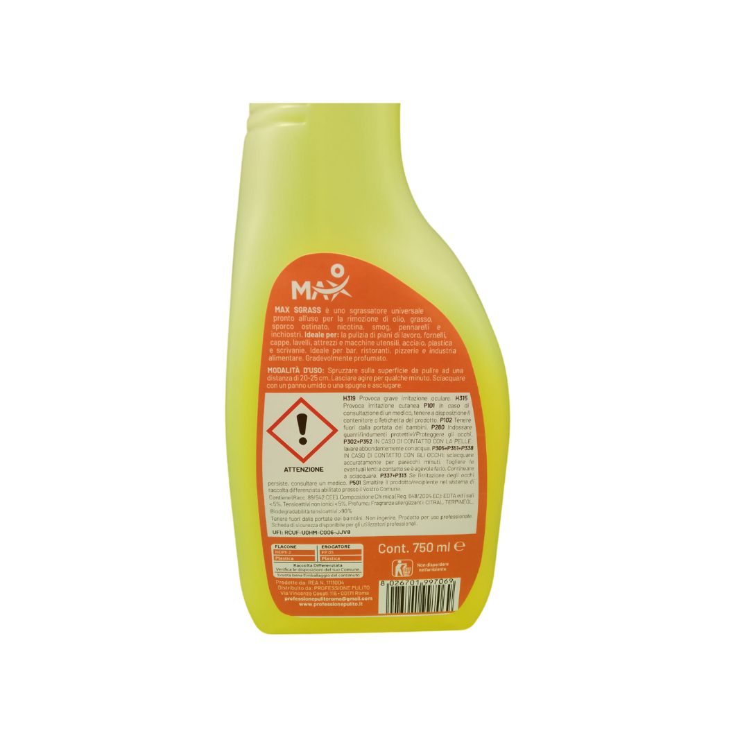 Max Sgrass – Sgrassatore Universale Pronto all’Uso