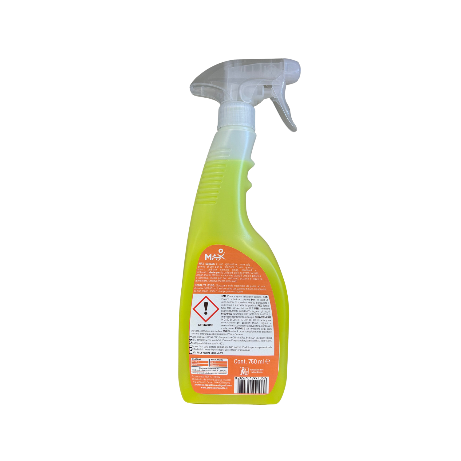 Max Sgrass – Sgrassatore Universale Pronto all’Uso