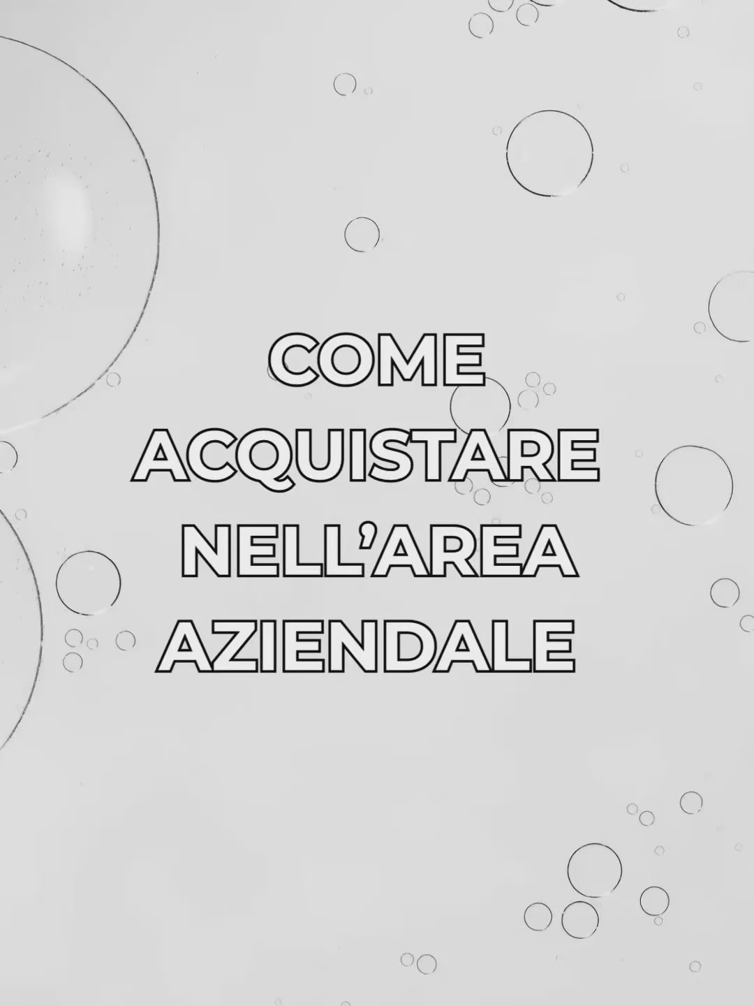 video tutorial su come acquistare nell'area aziende
