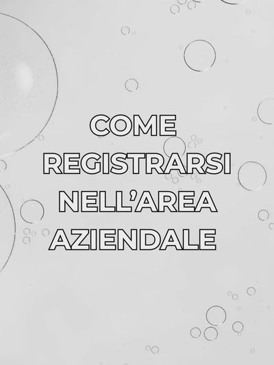 video tutorial su come registrarsi nell'area aziende