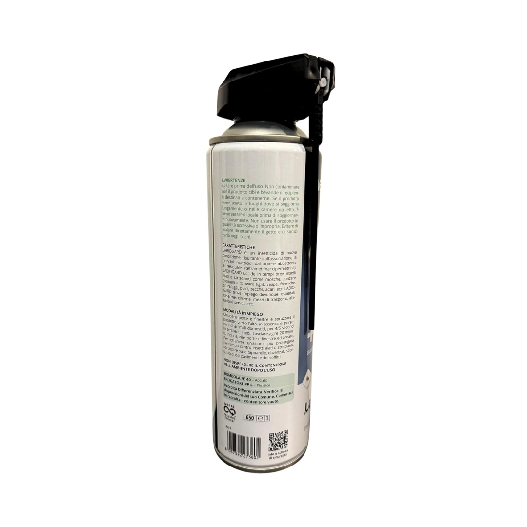 Labiogard Insetticida Spray Zanzare Mosche Scarafaggi Uso Civile